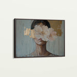 Portrait 127 Canvas Art 60 x 40 cm / Black