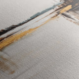 Abstract 1270 Canvas Art 60 x 60 cm / Black