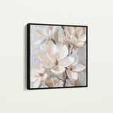 Floral 1270 Canvas Art 60 x 60 cm / Black