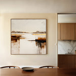 Abstract 1271 Canvas Art 60 x 60 cm / Black