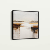 Abstract 1271 Canvas Art 60 x 60 cm / Black
