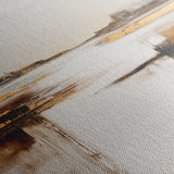 Abstract 1271 Canvas Art 60 x 60 cm / Black