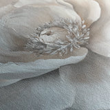 Floral 1271 Canvas Art 60 x 60 cm / Black