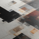 Abstract 1274 Canvas Art 60 x 60 cm / Black