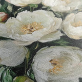 Floral 1274 Canvas Art 60 x 60 cm / Black