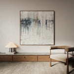 Abstract 1275 Canvas Art 60 x 60 cm / Black