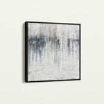 Abstract 1275 Canvas Art 60 x 60 cm / Black