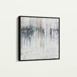 Abstract 1275 Canvas Art 60 x 60 cm / Black