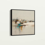 Abstract 1276 Canvas Art 60 x 60 cm / Black