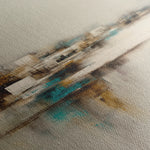 Abstract 1276 Canvas Art 60 x 60 cm / Black