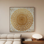 Abstract 1279 Canvas Art 60 x 60 cm / Black