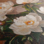 Floral 1279 Canvas Art 60 x 60 cm / Black