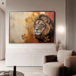 Animals 128 Canvas Art 60 x 40 cm / Black