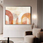 Boho 128 Canvas Art 60 x 40 cm / Black