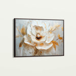Floral 128 Canvas Art 60 x 40 cm / Black