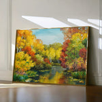 Landscape 128 Canvas Art 60 x 40 cm / Black