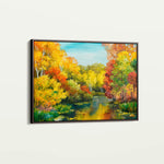 Landscape 128 Canvas Art 60 x 40 cm / Black