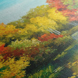 Landscape 128 Canvas Art 60 x 40 cm / Black