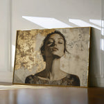 Portrait 128 Canvas Art 60 x 40 cm / Black