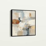 Abstract 1281 Canvas Art 60 x 60 cm / Black