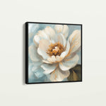 Floral 1282 Canvas Art 60 x 60 cm / Black