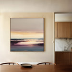 Abstract 1284 Canvas Art 60 x 60 cm / Black