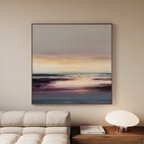 Abstract 1284 Canvas Art 60 x 60 cm / Black
