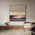 Abstract 1284 Canvas Art 60 x 60 cm / Black