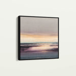 Abstract 1284 Canvas Art 60 x 60 cm / Black