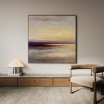 Abstract 1286 Canvas Art 60 x 60 cm / Black