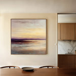 Abstract 1286 Canvas Art 60 x 60 cm / Black