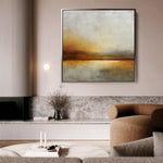 Abstract 1287 Canvas Art 60 x 60 cm / Black