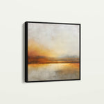 Abstract 1287 Canvas Art 60 x 60 cm / Black
