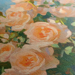 Floral 1289 Canvas Art 60 x 60 cm / Black