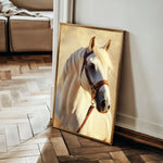 Horses 129 Canvas Art 60 x 40 cm / Black