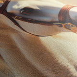 Horses 129 Canvas Art 60 x 40 cm / Black