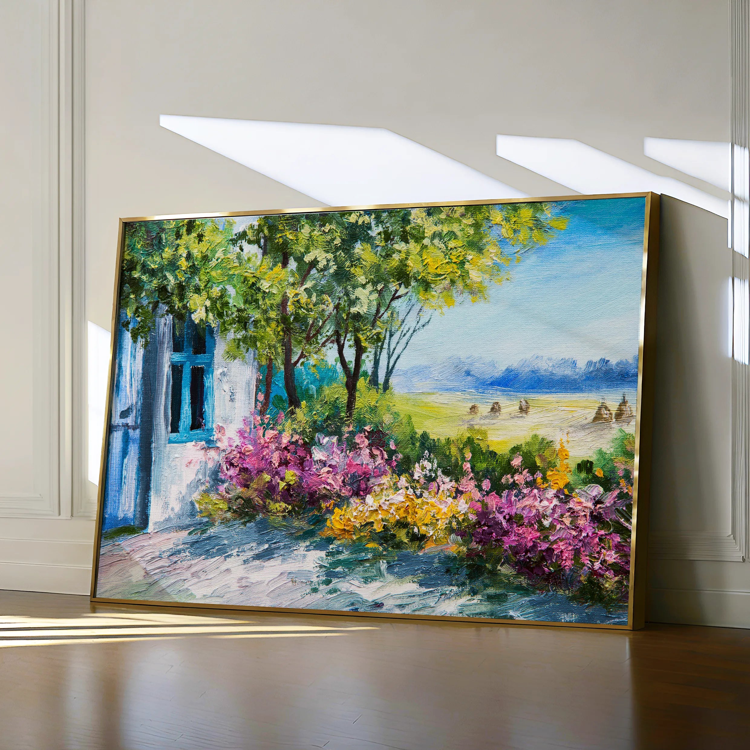 Landscape 129 Canvas Art 60 x 40 cm / Black