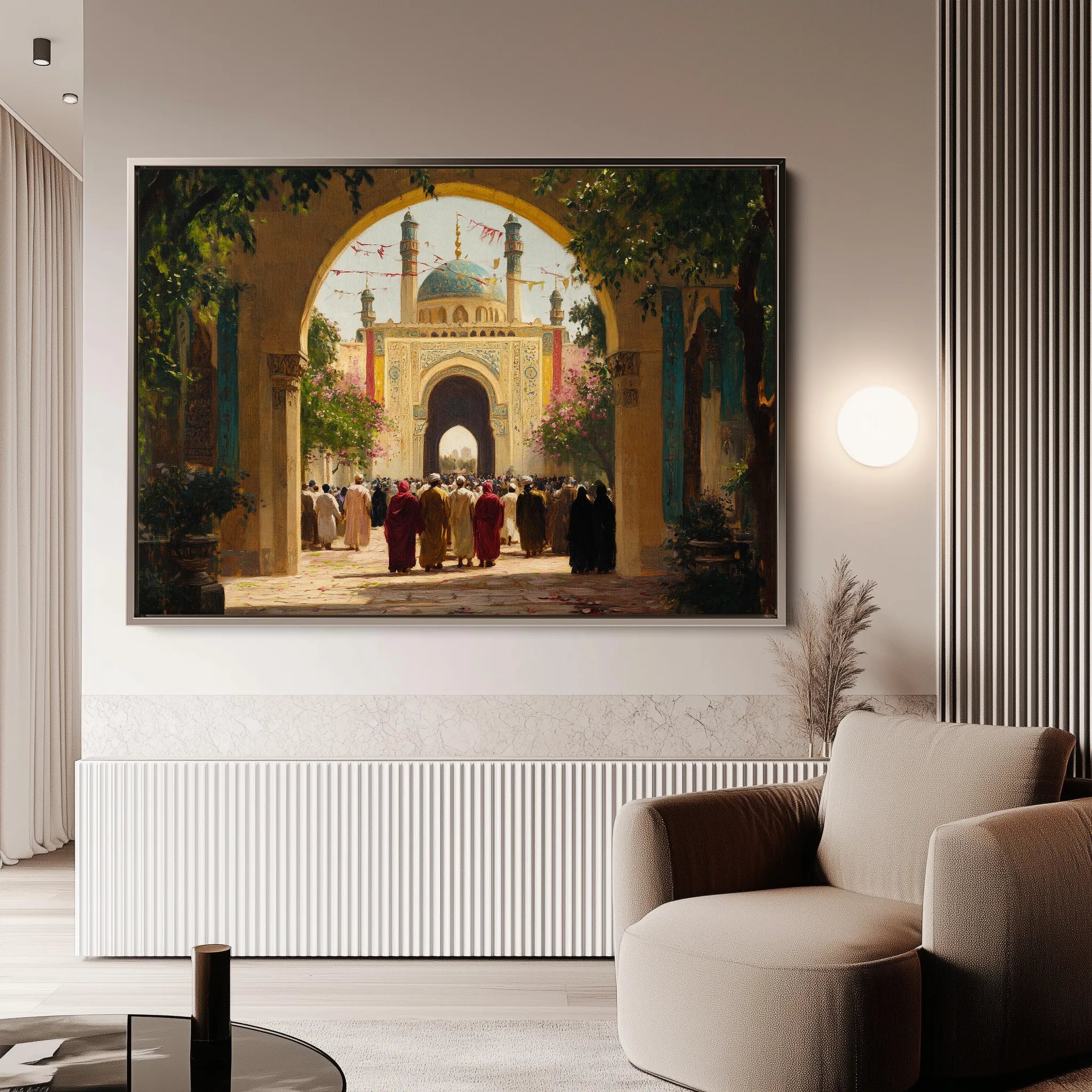 Orientalist 129 Canvas Art 60 x 40 cm / Black