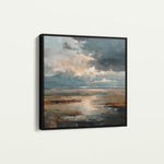 Abstract 1291 Canvas Art 60 x 60 cm / Black