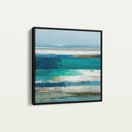 Abstract 1292 Canvas Art 60 x 60 cm / Black