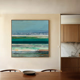 Abstract 1293 Canvas Art 60 x 60 cm / Black