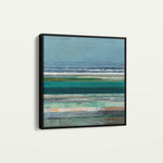 Abstract 1293 Canvas Art 60 x 60 cm / Black