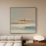 Abstract 1294 Canvas Art 60 x 60 cm / Black