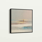 Abstract 1294 Canvas Art 60 x 60 cm / Black