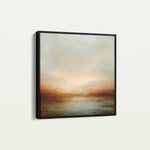 Abstract 1297 Canvas Art 60 x 60 cm / Black