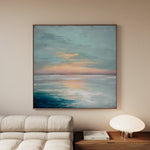 Abstract 1299 Canvas Art 60 x 60 cm / Black