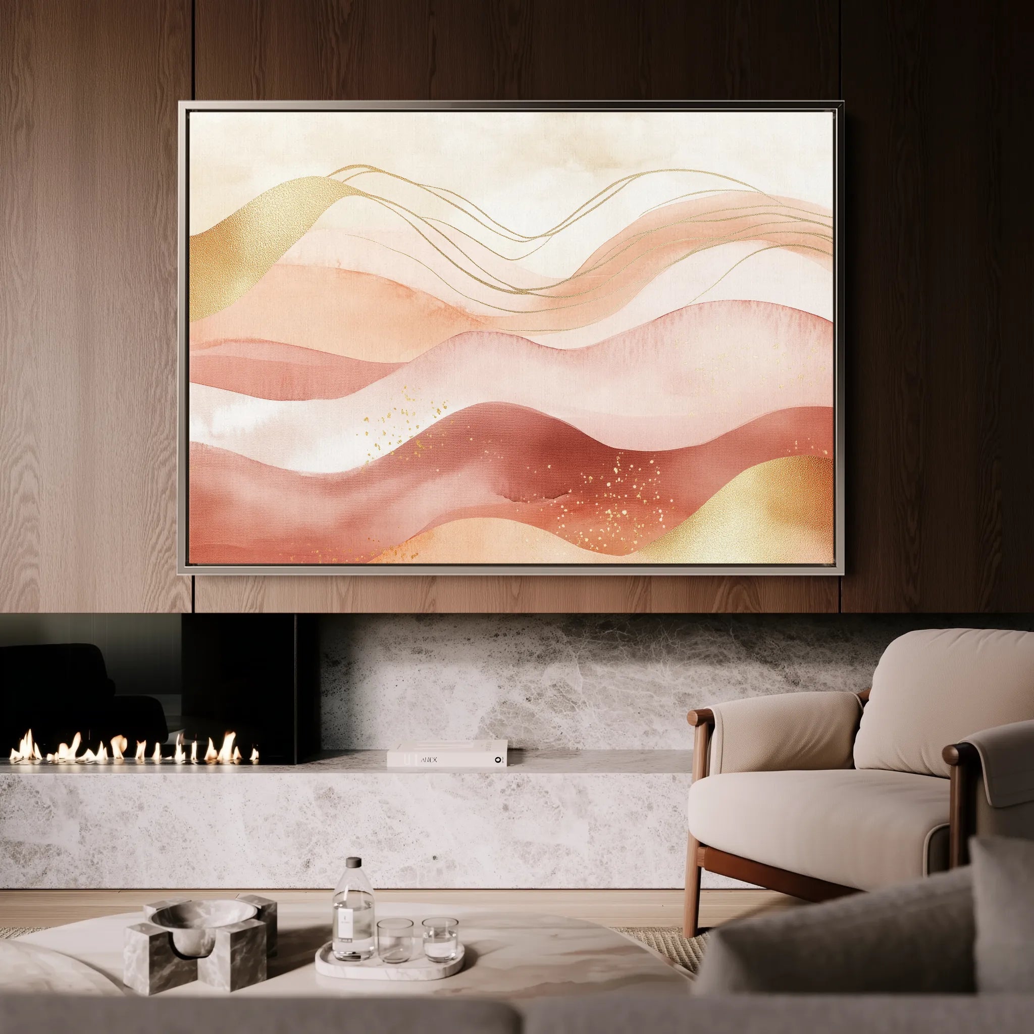 Boho 130 Canvas Art 60 x 40 cm / Black