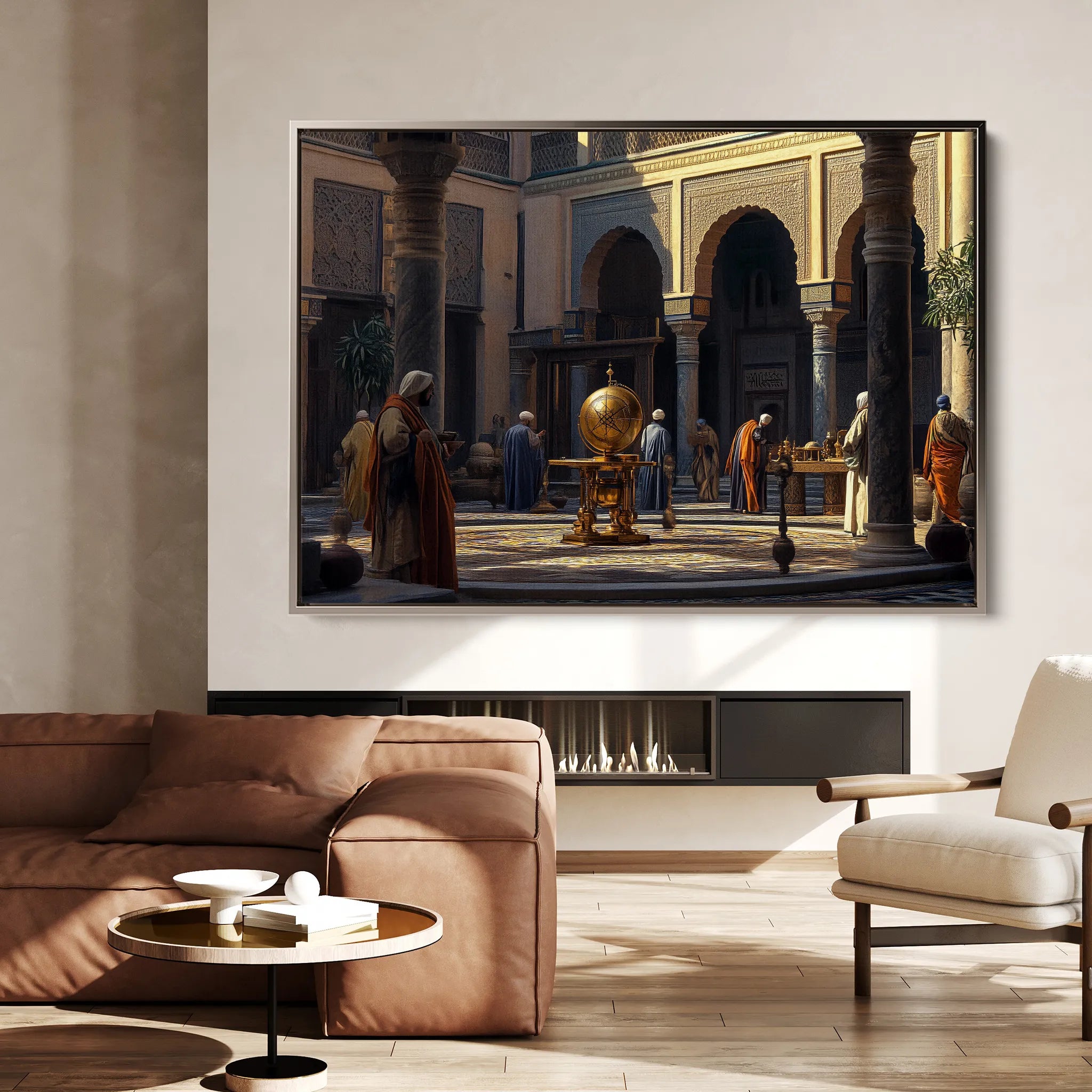 Orientalist 130 Canvas Art 60 x 40 cm / Black