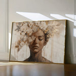 Portrait 130 Canvas Art 60 x 40 cm / Black