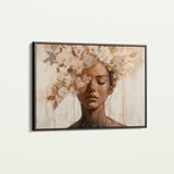 Portrait 130 Canvas Art 60 x 40 cm / Black